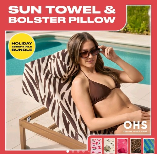 Sun lounger towel cover - towel,