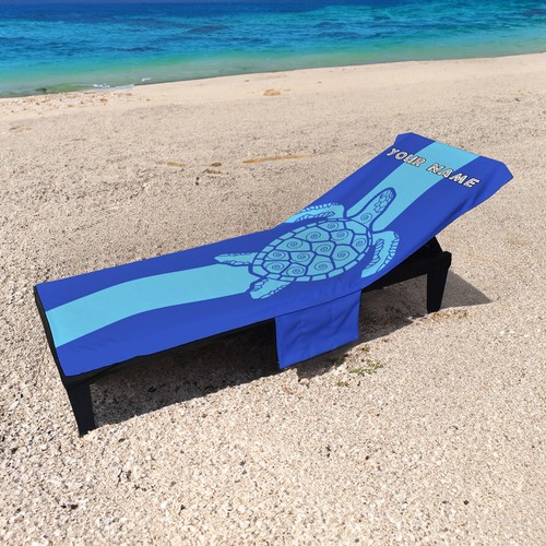 Personalised blue sea turtle - blue,