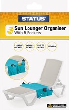 Sun Lounger Organiser Towel