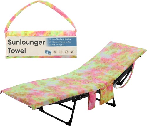 Lounger mate beach towel cover - lounger,