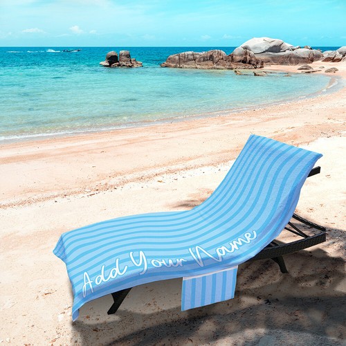 Personalised blue stripes - blue,