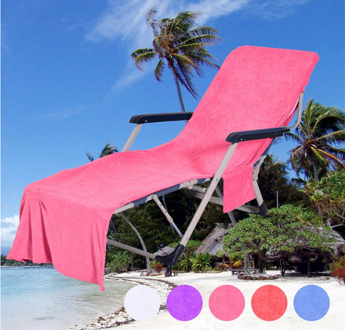 Microfibre beach chair cover - microfibre,