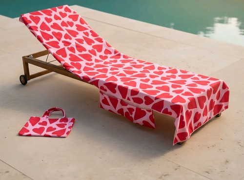 Sun lounger towel - sun,