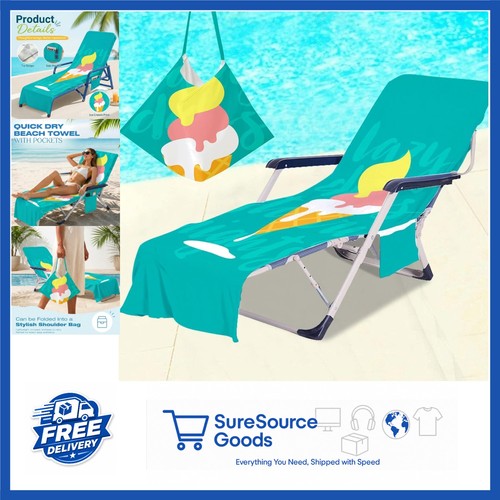 Ice cream print - ice, lounger